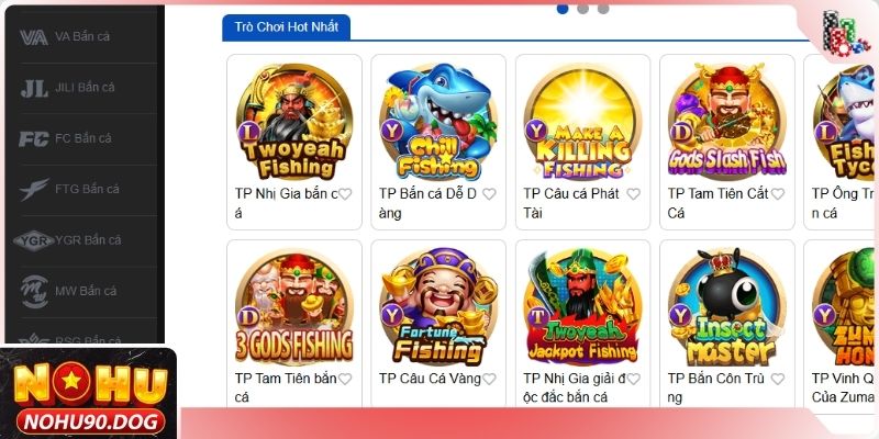 Một vài siêu phẩm tại bắn cá nhà cái NOHU90